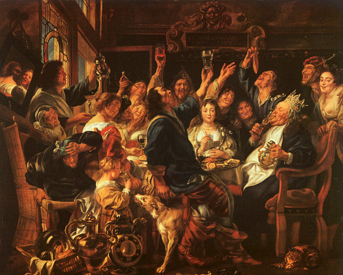 Jacob Jordaens Bean Feast